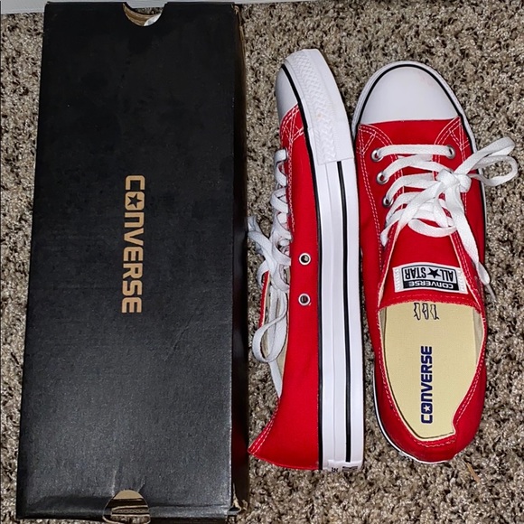 red converse shoes mens